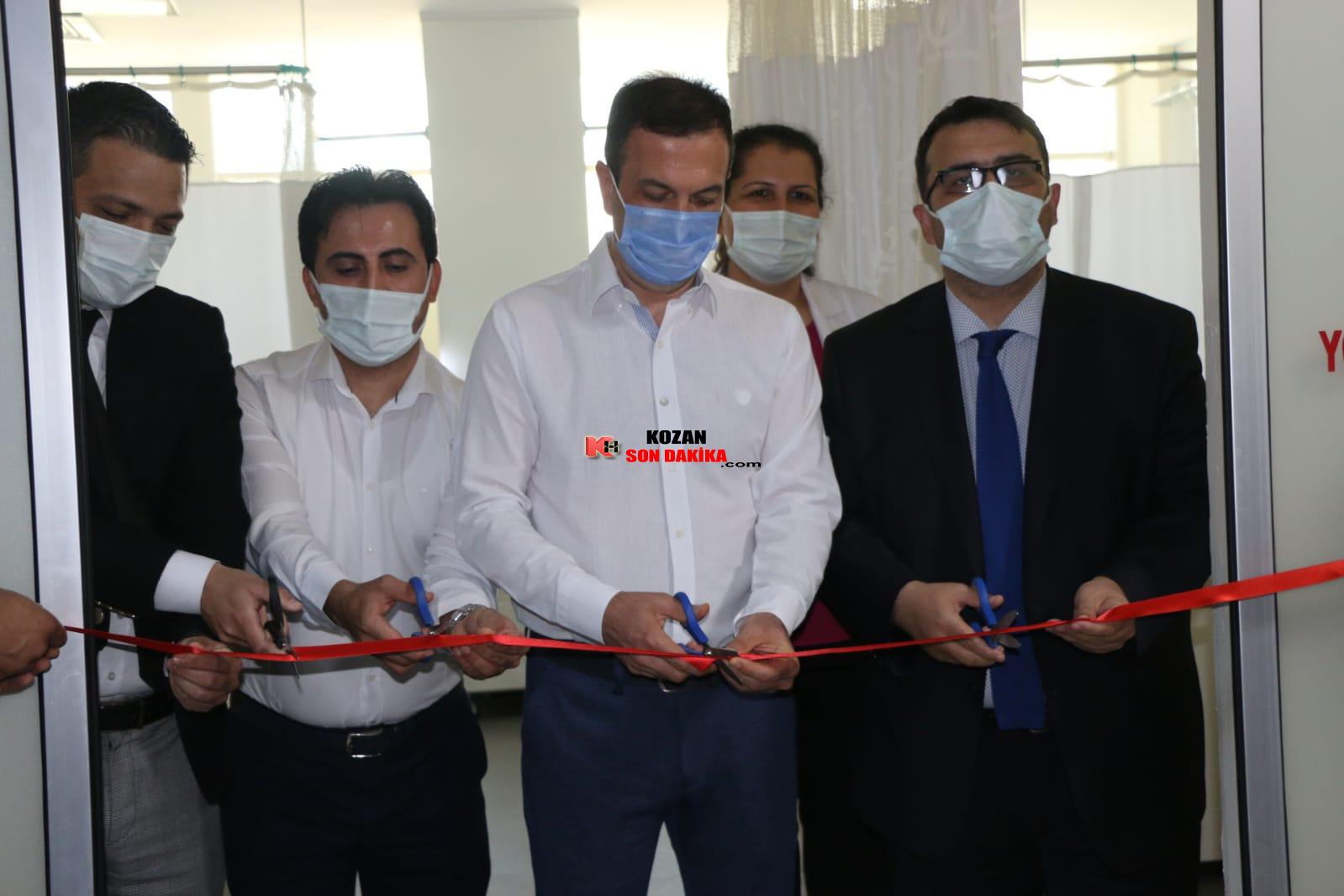 Kozan Devlet Hastanesine yeni 6 yataklı yoğun bakım ünitesi açıldı.
