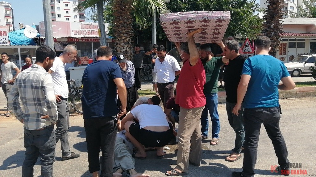 Kozan'da otomobilin çarptığı bisikletli ağır yaralandı