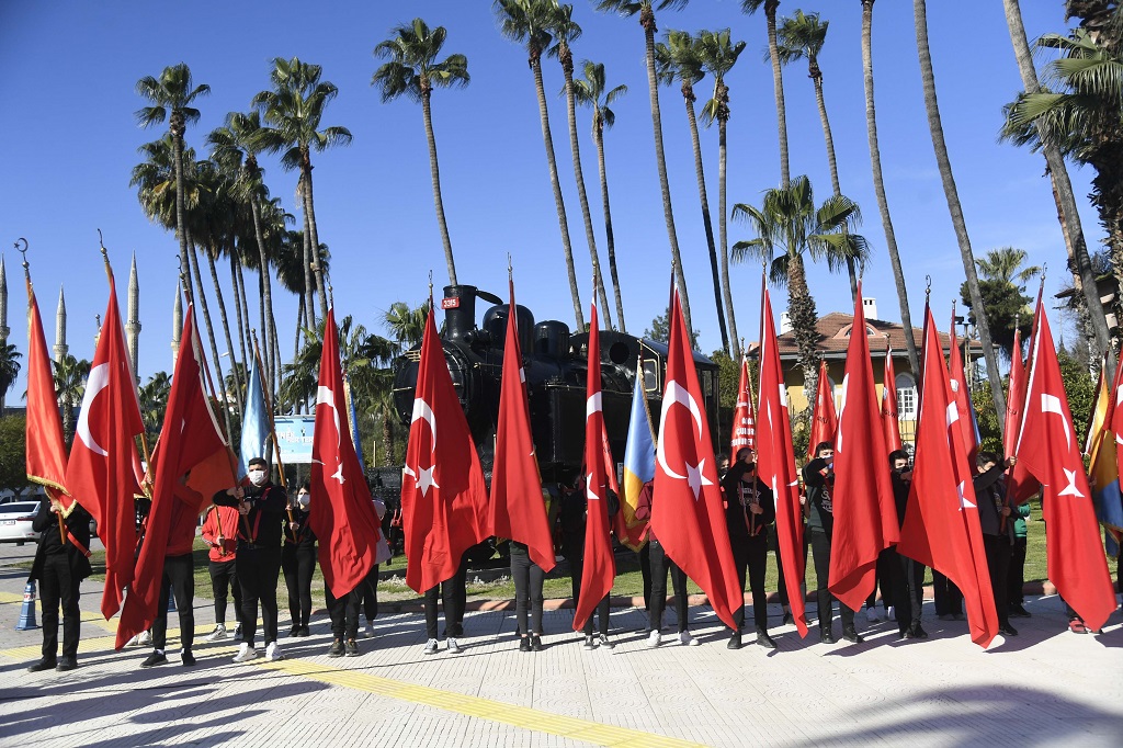 Atatürk’ün Adana’ya gelişinin 99. yıldönümü törenlerle kutlandı
