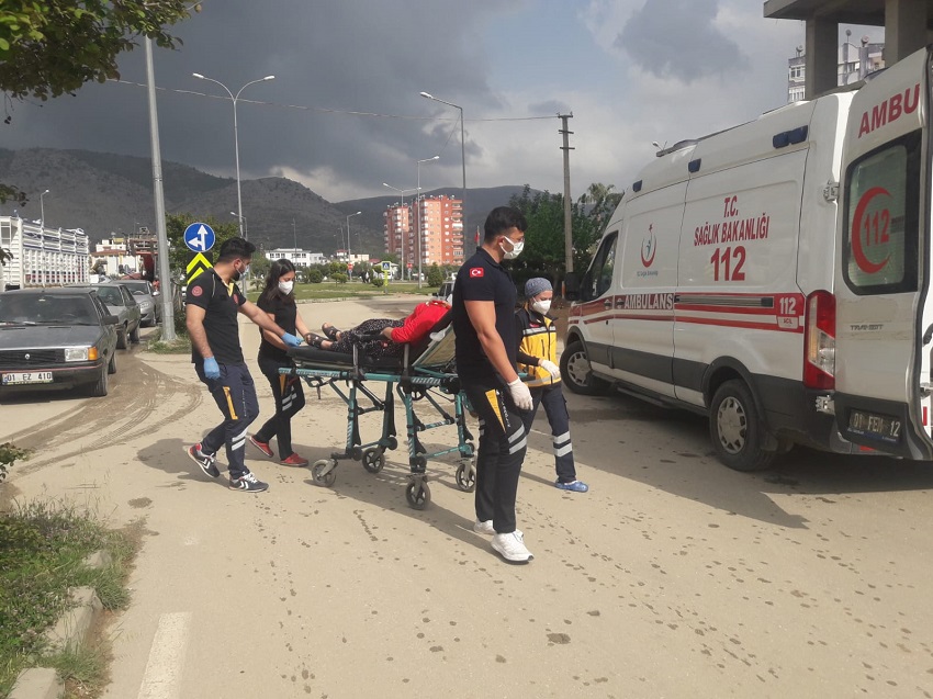 Kozan’da trafik kazası 1 yaralı