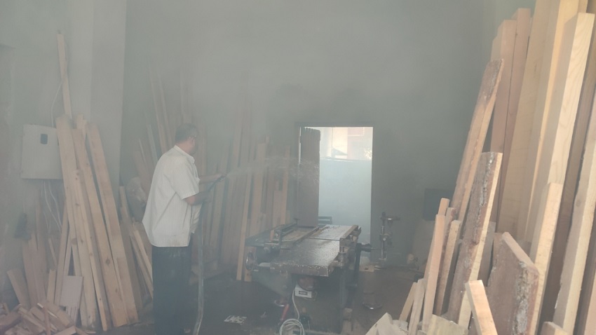 Kozan'da Korkutan Ev Yangını