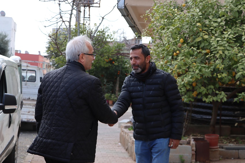 PALMİYE CADDESİ'NDEN ÖZGAN'A TAM DESTEK