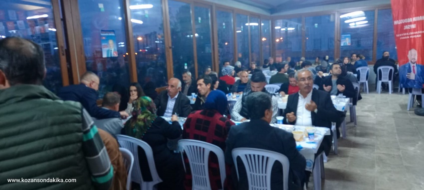 Yeniden Refah Partisi Kozan Belediye Başkan Adayı Harun Abdullah Baysal İftar Programı Düzenledi