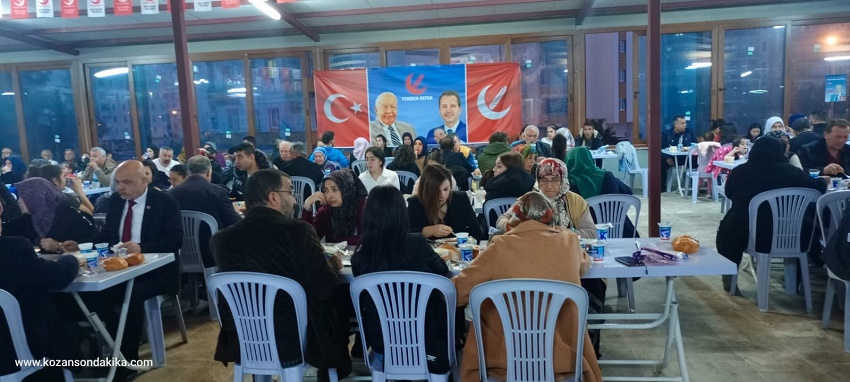 Yeniden Refah Partisi Kozan Belediye Başkan Adayı Harun Abdullah Baysal İftar Programı Düzenledi