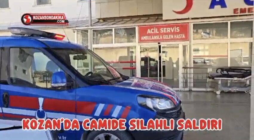 Kozan’da Camide Silahlı Saldırı