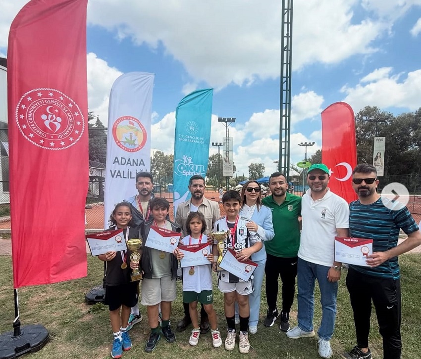KOZAN TENİSTE AKDENİZ BÖLGE ŞAMPİYONU OLDU!