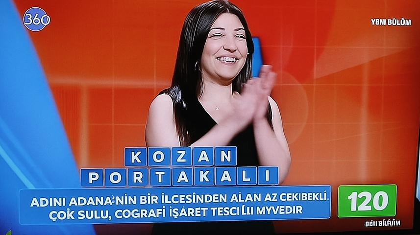 Kozan Portakalı “Ben Bilirim” Yarışmasında Soru Oldu