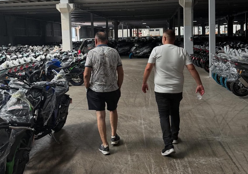 Harun Abdullah Baysal’dan Arora Motosiklet Fabrikasına Ziyaret