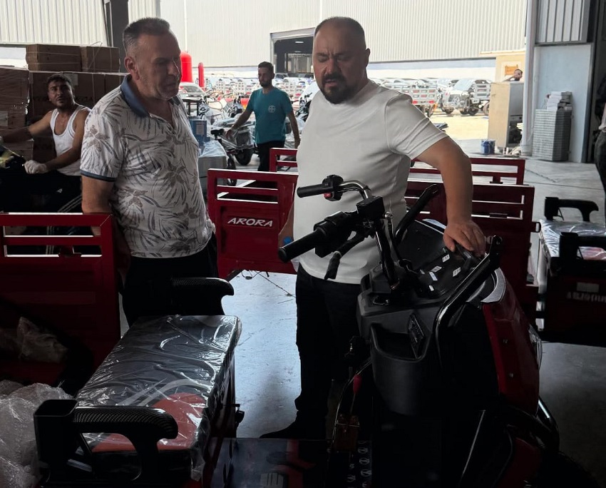 Harun Abdullah Baysal’dan Arora Motosiklet Fabrikasına Ziyaret