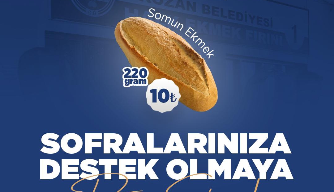 Kozan Belediyesi Halk Ekmekte Fiyat Artışı Yok!