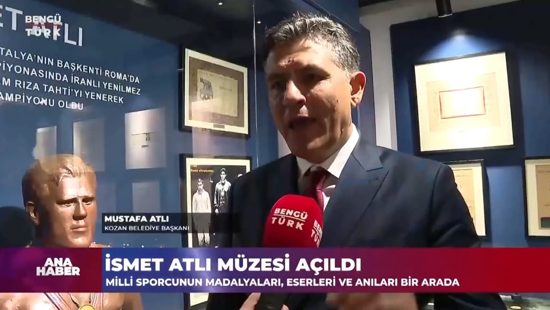 Başkan Atlı: “İsmet Atlı Güreş Evi, Türk’ün Gücünü Temsil Eden Bir Eserdir”