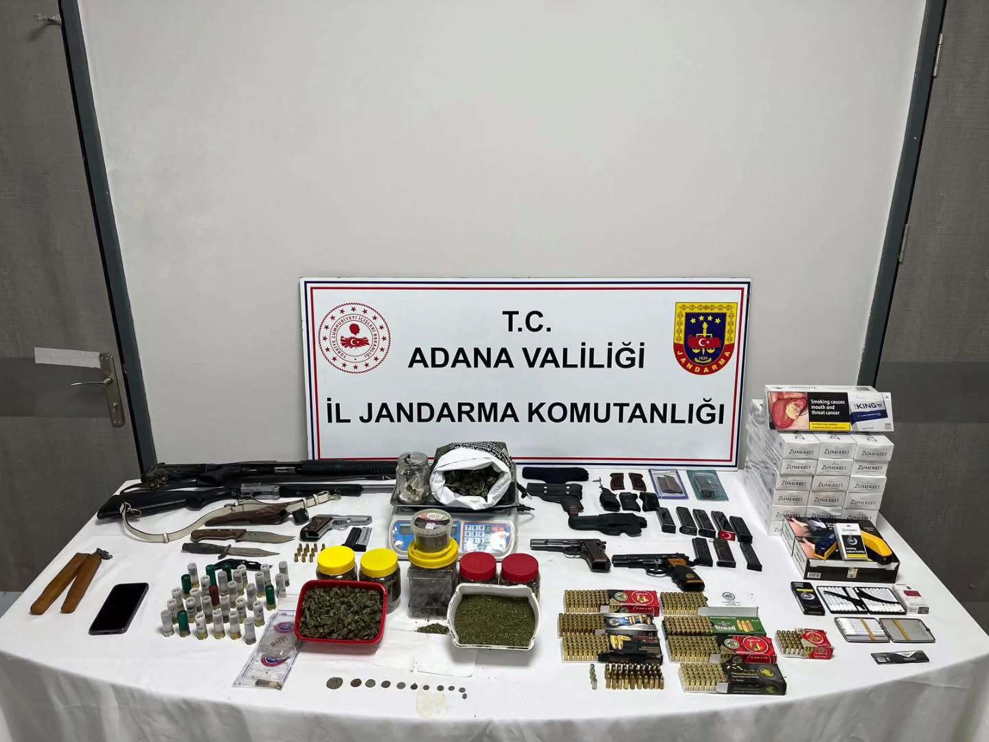 TUFANBEYLİ’DE JANDARMA’DAN KAÇAKÇILIK VE UYUŞTURUCU OPERASYONU: 3 GÖZALTI