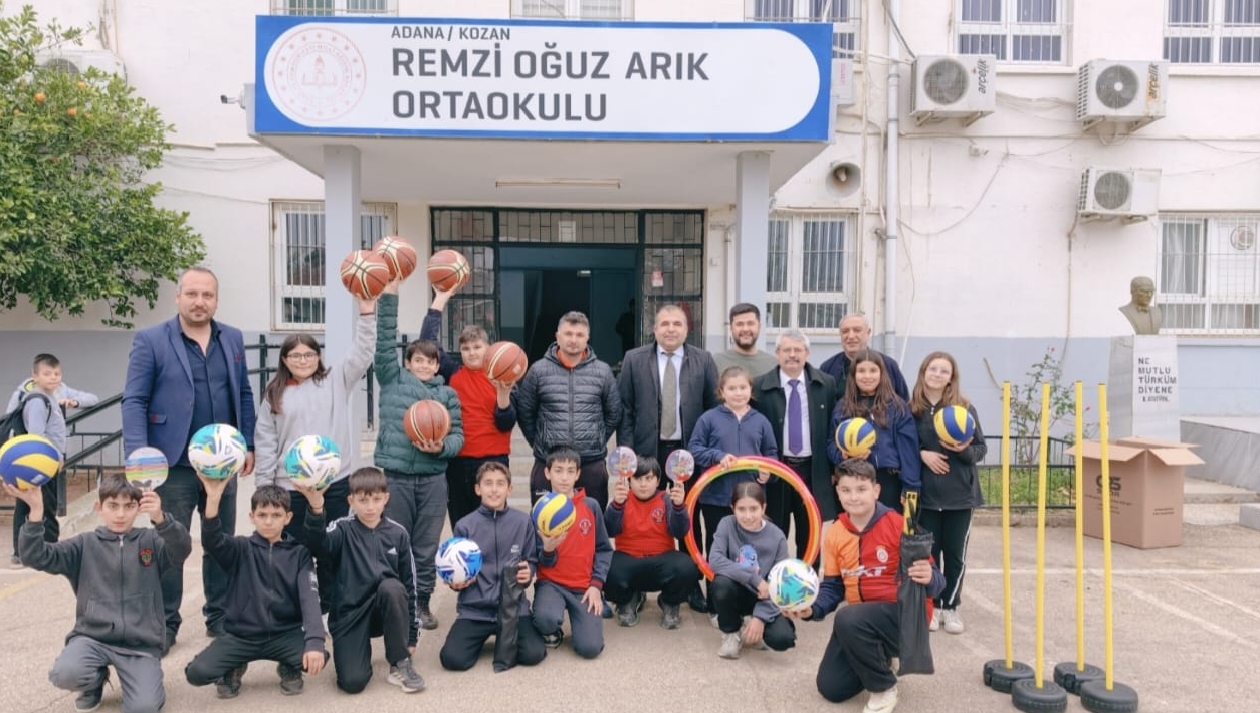 İlçe Millî Eğitim Müdürlüğü’nden Kozan’da Spora Güçlü Destek