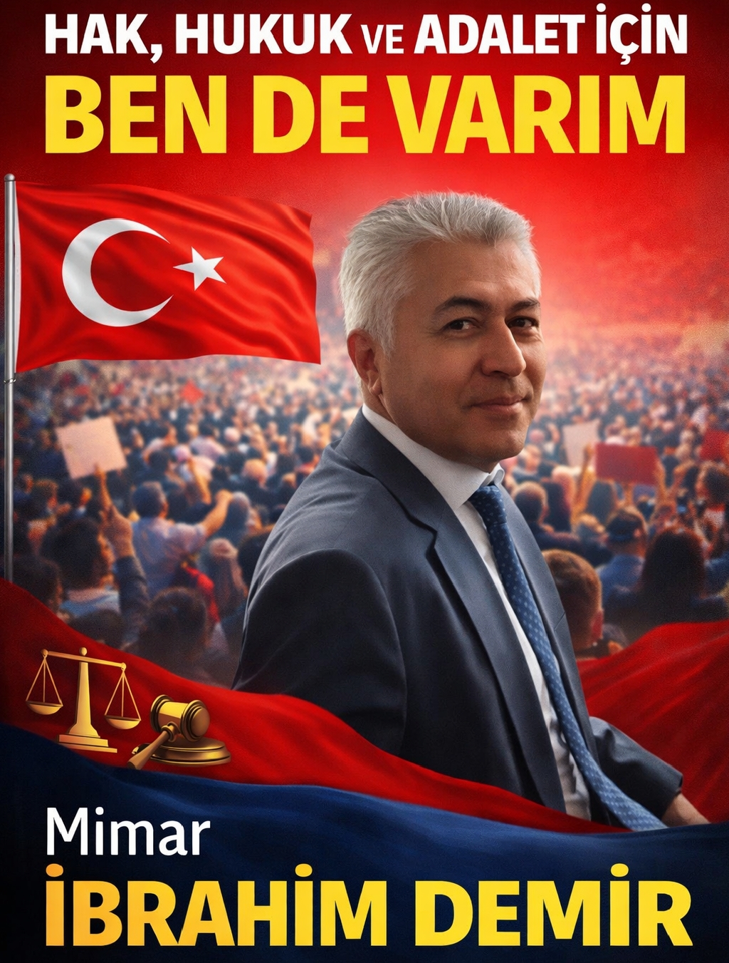 “Hak, Hukuk ve Adalet İçin Ben de Varım”