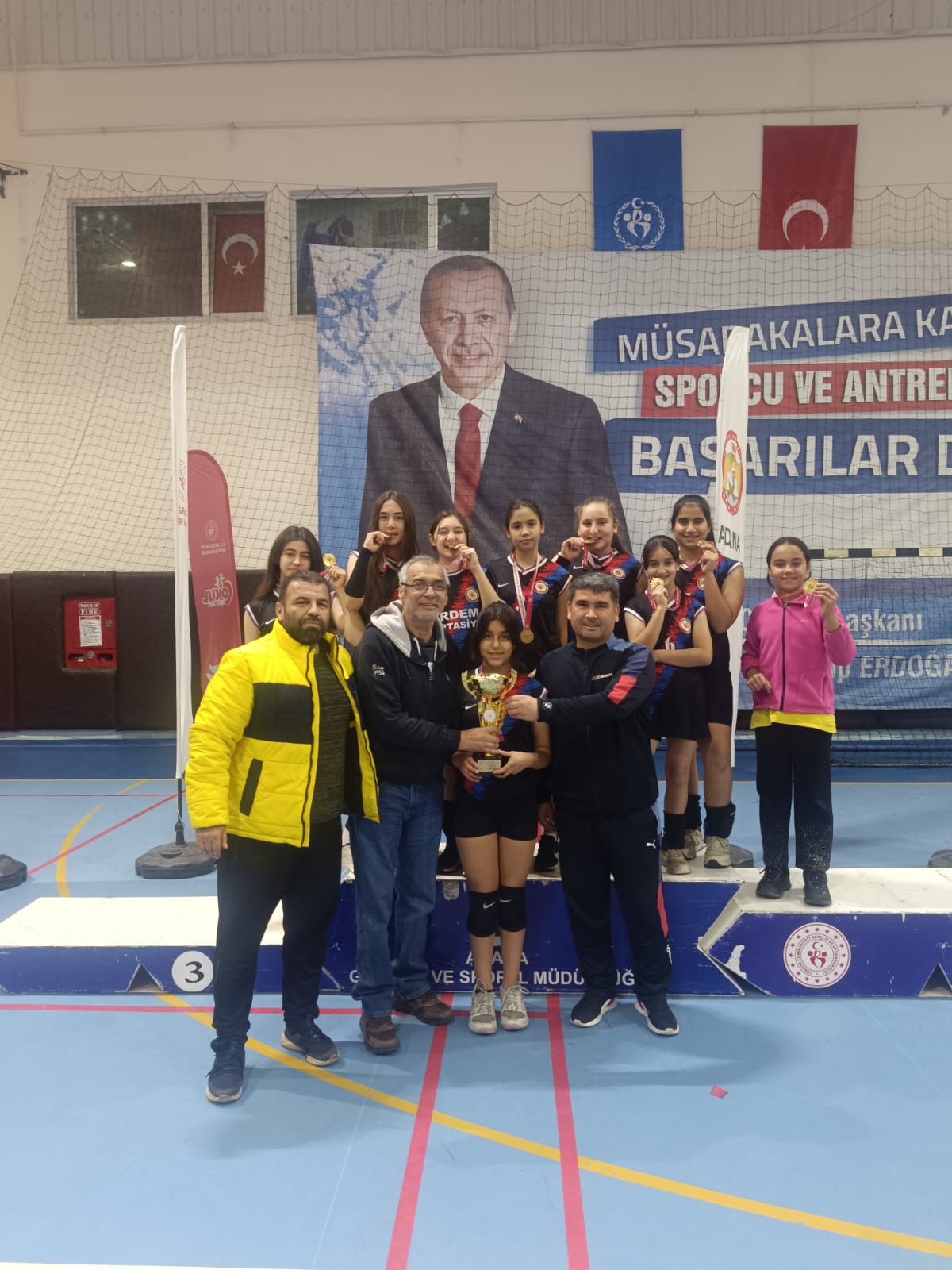 OLEYBOLDA ADANA ŞAMPİYONUYUZ