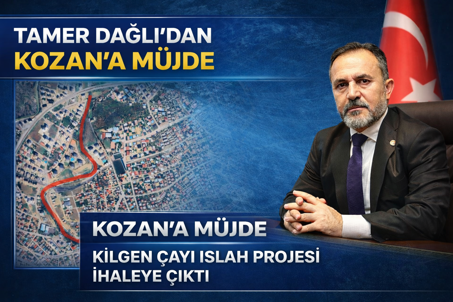 KİLGEN ÇAYI KOZAN’A YENİDEN HAYAT VERECEK
