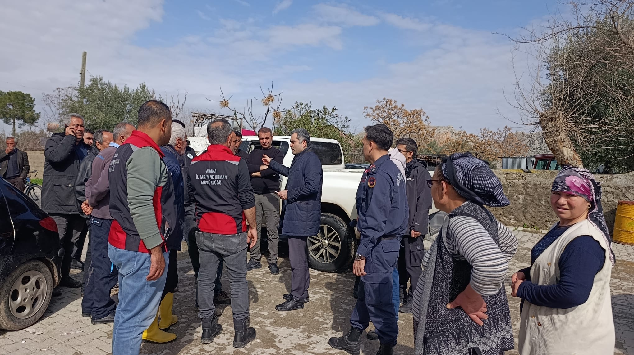 KOZAN’DA TAŞKIN SONRASI SAHA İNCELEMESİ