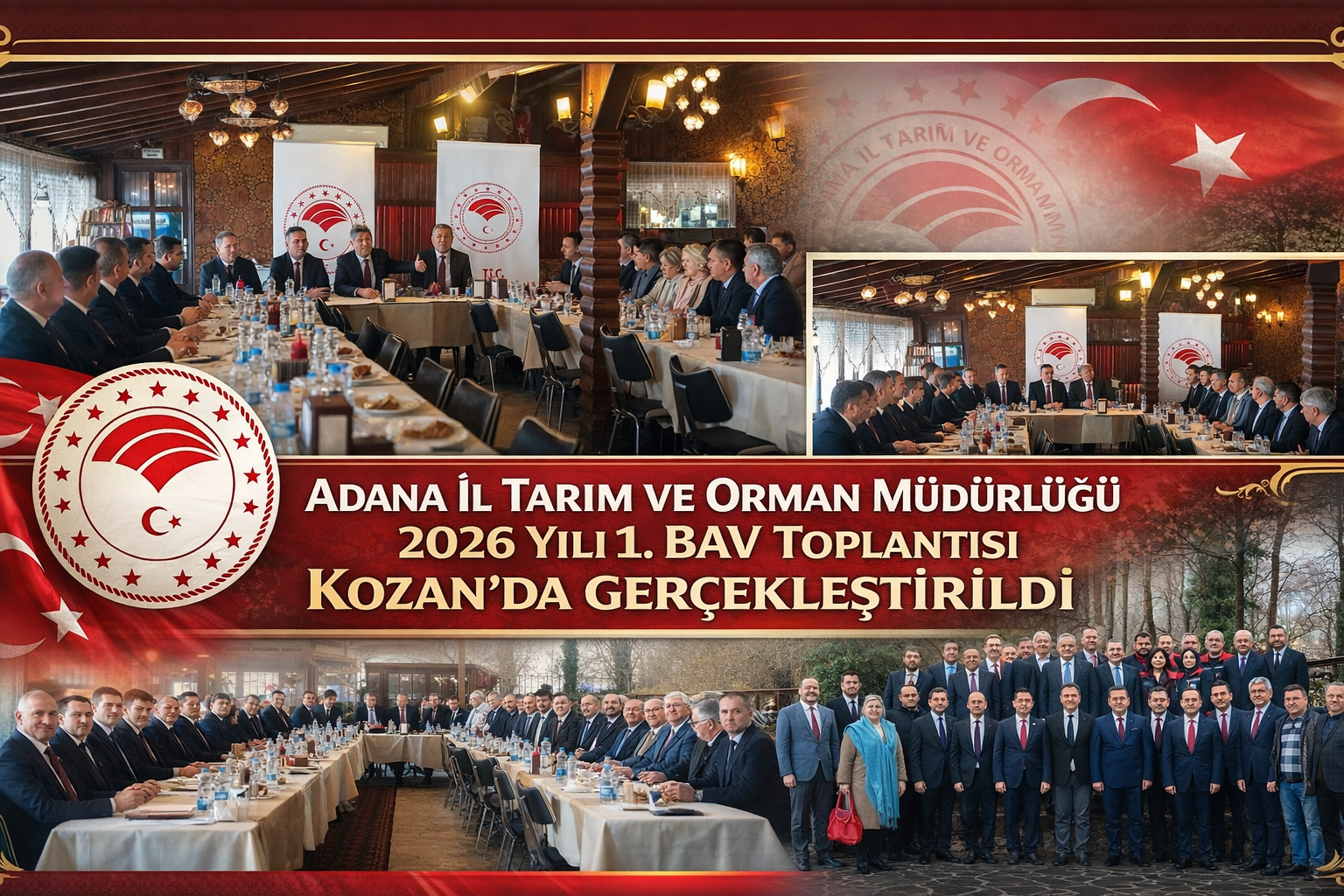Adana İl Tarım ve Orman Müdürlüğü 2026 Yılı 1. BAV Toplantısı Kozan’da Gerçekleştirildi
