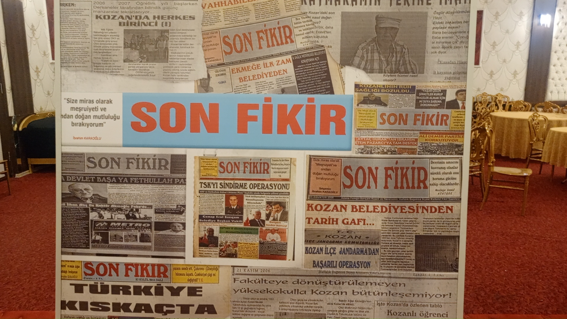 SON FİKİR GAZETESİ 20. YILINI COŞKUYLA KUTLADI