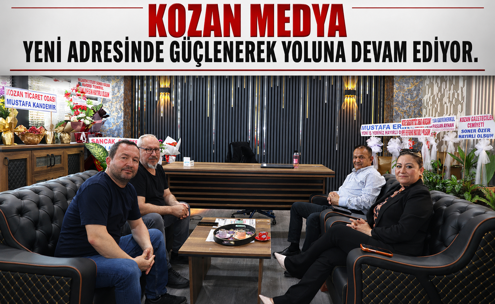 KOZAN MEDYA YENİ ADRESİNDE GÜÇLENEREK YOLUNA DEVAM EDİYOR