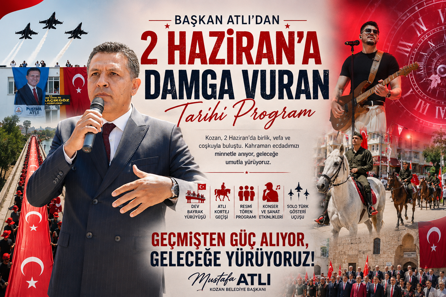 Başkan Atlı’dan 2 Haziran’a Damga Vuran Tarihi Program