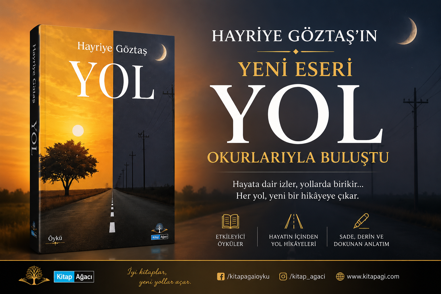 HAYRİYE GÖZTAŞ’IN YENİ ESERİ “YOL” OKURLARIYLA BULUŞTU
