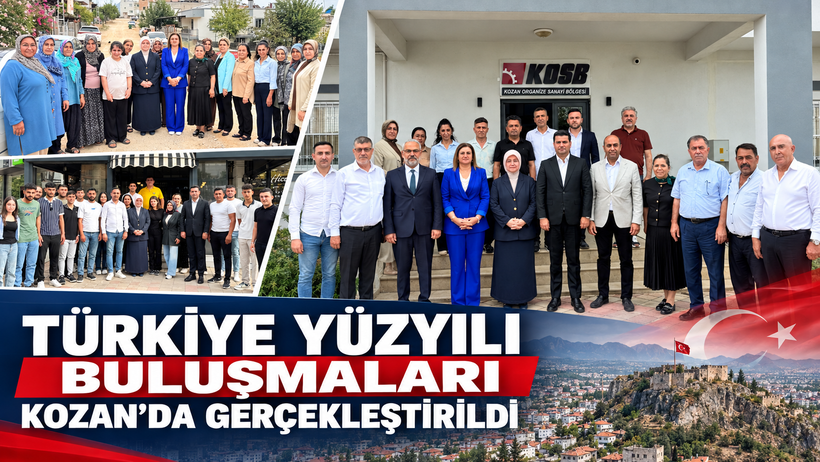 AK Parti’nin “Türkiye Yüzyılı Buluşmaları” Programı Kozan’da Gerçekleştirildi