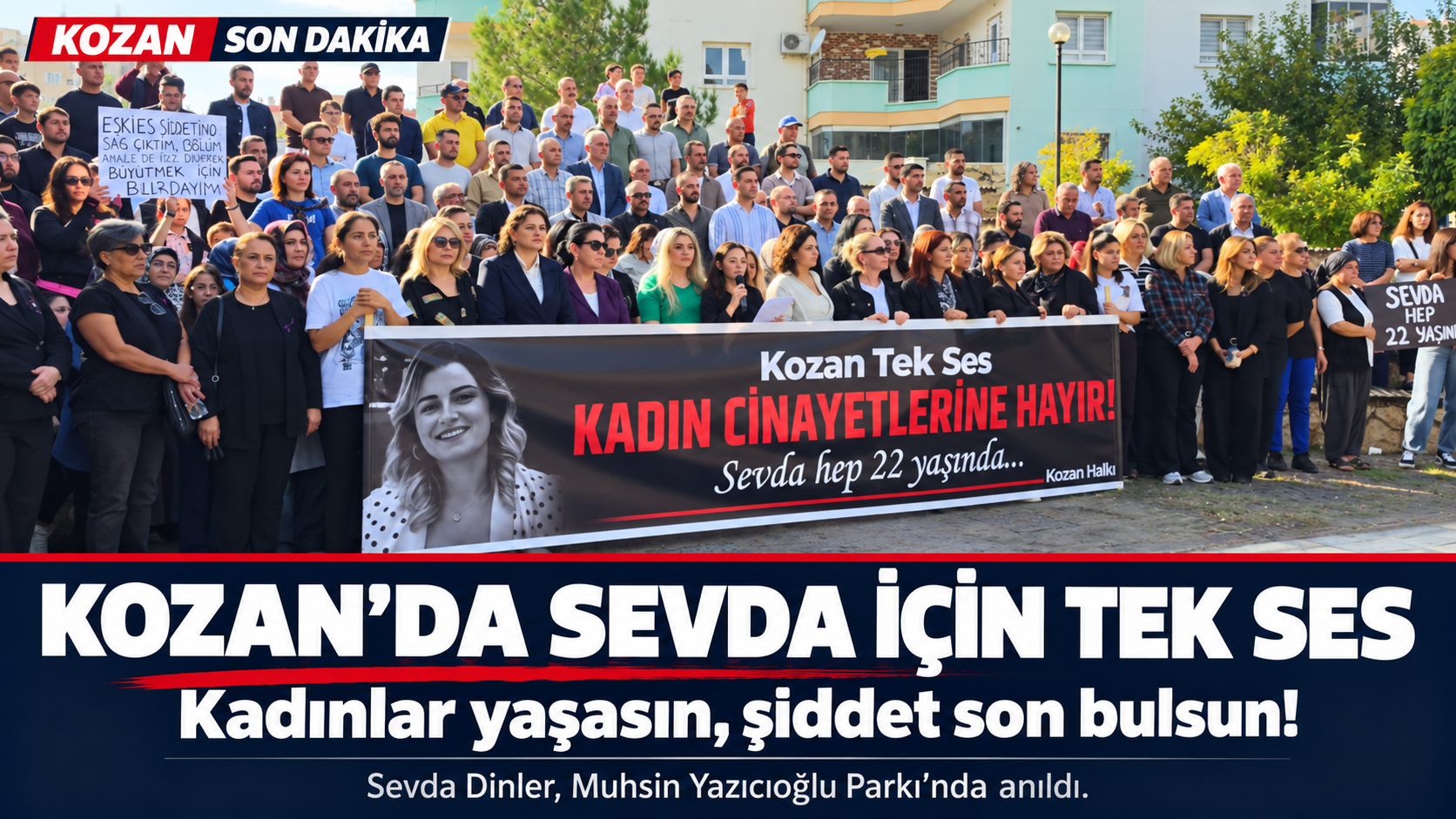 KOZAN’DA SEVDA İÇİN ORTAK SES: “KADINLAR YAŞASIN, ŞİDDET SON BULSUN”