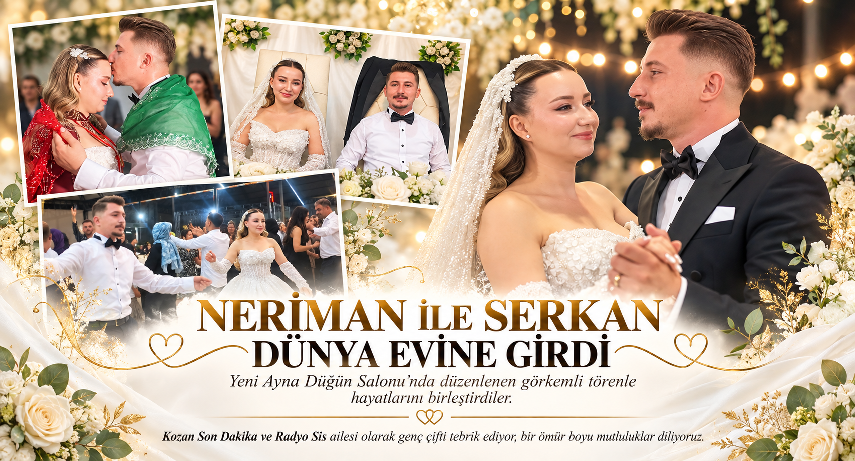 NERİMAN İLE SERKAN DÜNYA EVİNE GİRDİ